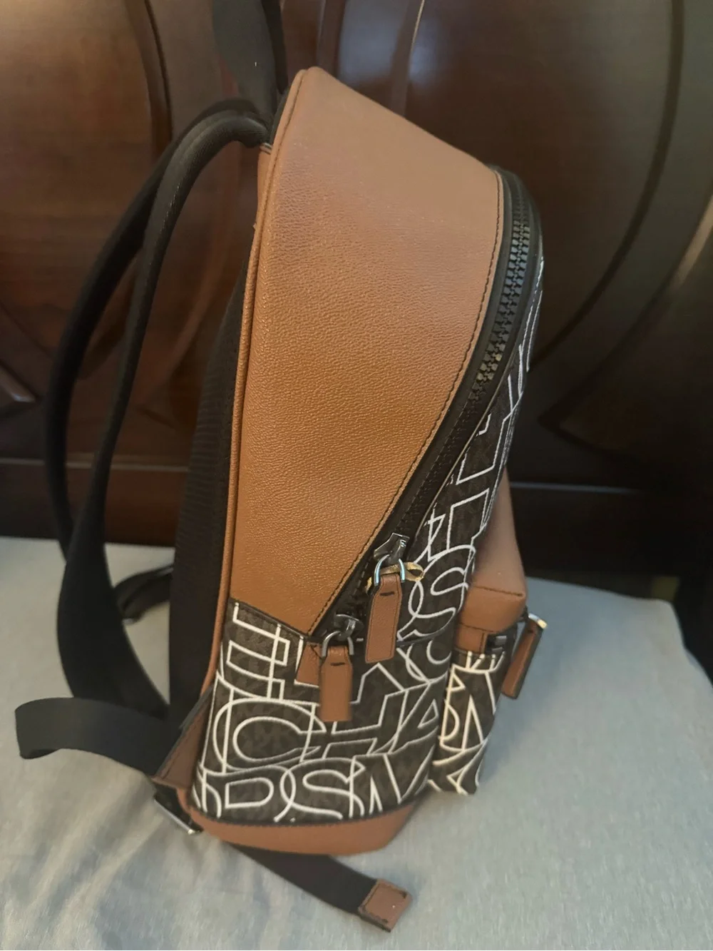 Michael Kors Cooper Large Graphic MK Signature Backpack